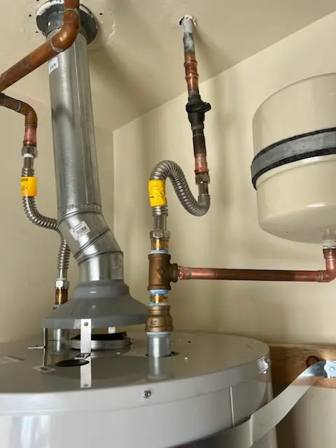 Water heater installation and plumbing repair in Zirconia